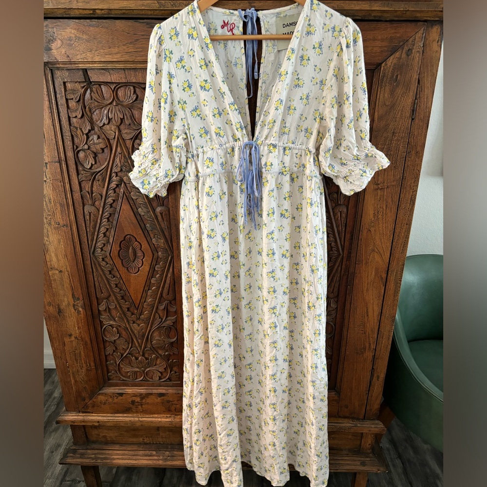 Damson madder Eva maxi floral dress